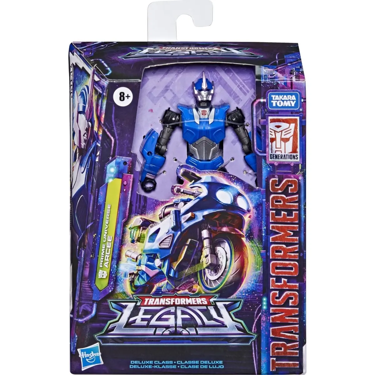 Transformers Toys Generations Legacy Deluxe Prime Universe Arcee Action Figure | 5.5-inch Kids Ages 8+ - view 3