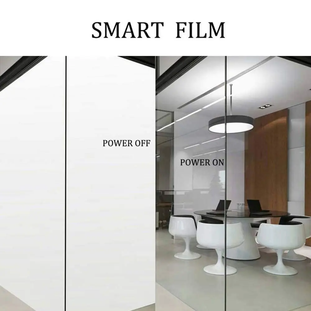 MEGICOLIM Switchable Smart Film PDLC Electronic Tint Glass Sticker 15.24cm x 20.83cm | Privacy Protection & Projection Screen - view 7