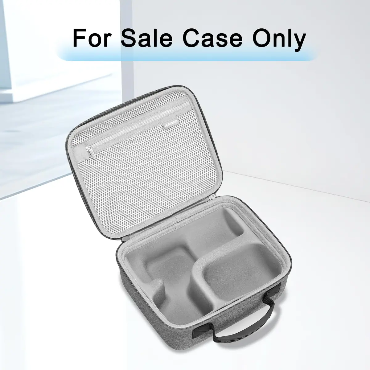 RLSOCO Hard Case Compatible With Shure MV7+ / MV7X / MV6 / MV7 / MV7i & SM7B / SM7dB - Grey | Durable & Water-Resistant - view 2