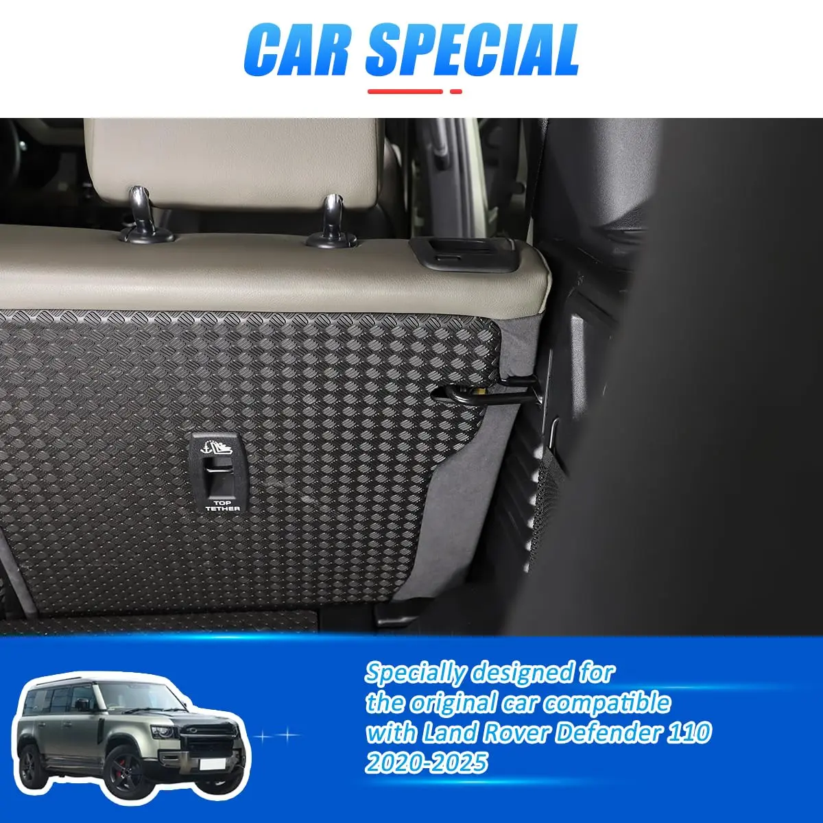 YIWANG Aluminum Alloy Rear Seat Backrest Angle Adjustment Bracket for Land Rover Defender 110 2020-2025 | Direct Bolt-On Installation - view 3