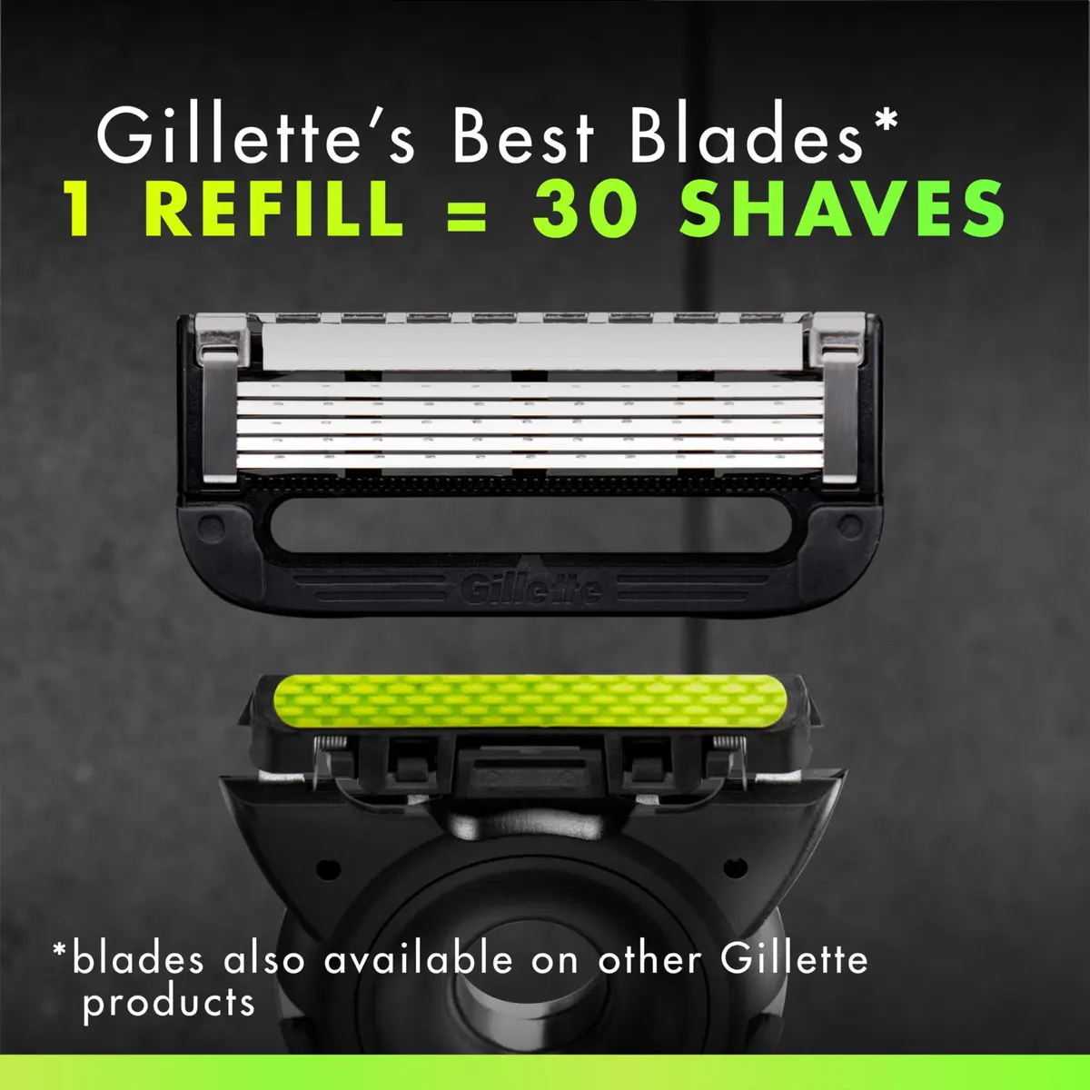 Gillette Labs Razor for Men, Handle + 4 Refills | Exfoliating & Magnetic Stand - view 7