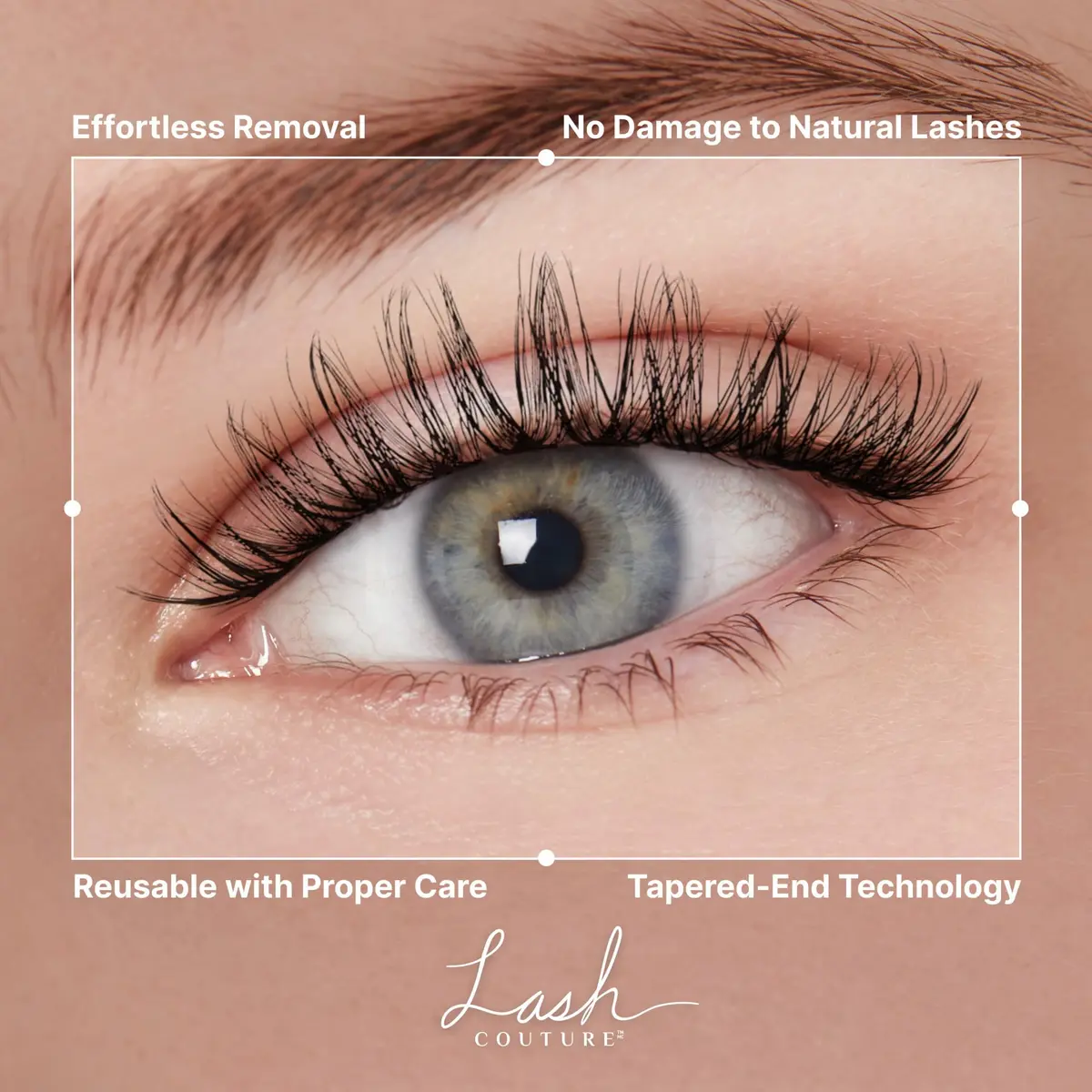 KISS Lash Couture LuXtensions Velvet False Eyelashes | 12mm, 1 Pair Strip Lashes - view 7