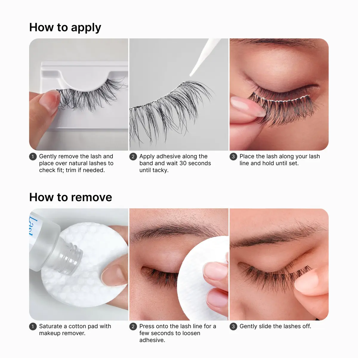 KISS Lash Couture LuXtensions Velvet False Eyelashes | 12mm, 1 Pair Strip Lashes - view 8