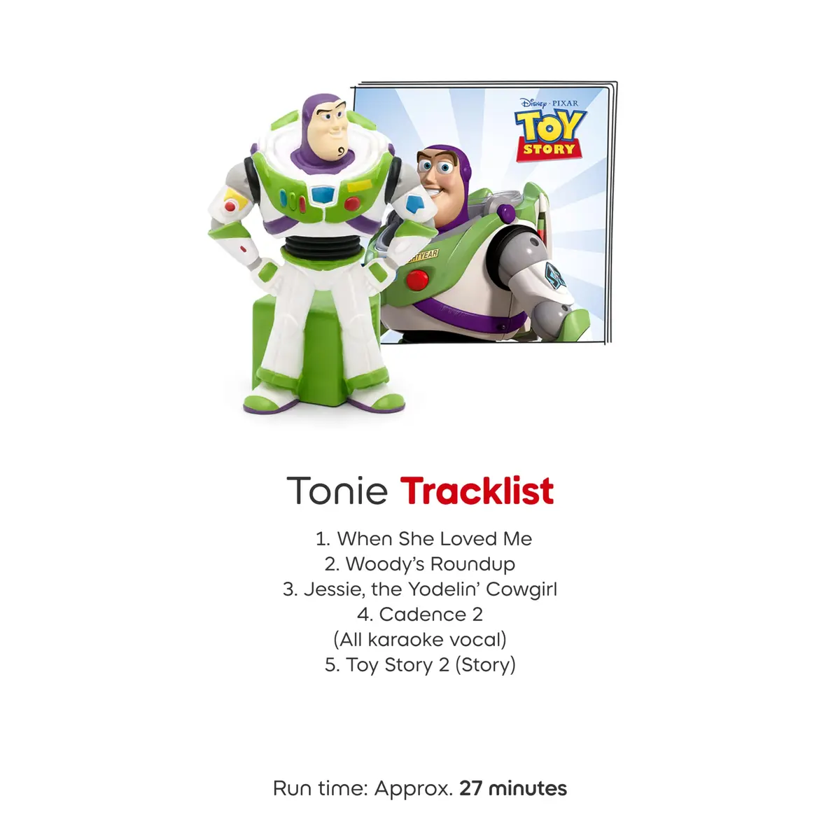 Tonies Buzz Lightyear Audio Toy Figurine from Disney's Toy Story 2 | Educational Storytelling Toy for Kids 4+ - view 5