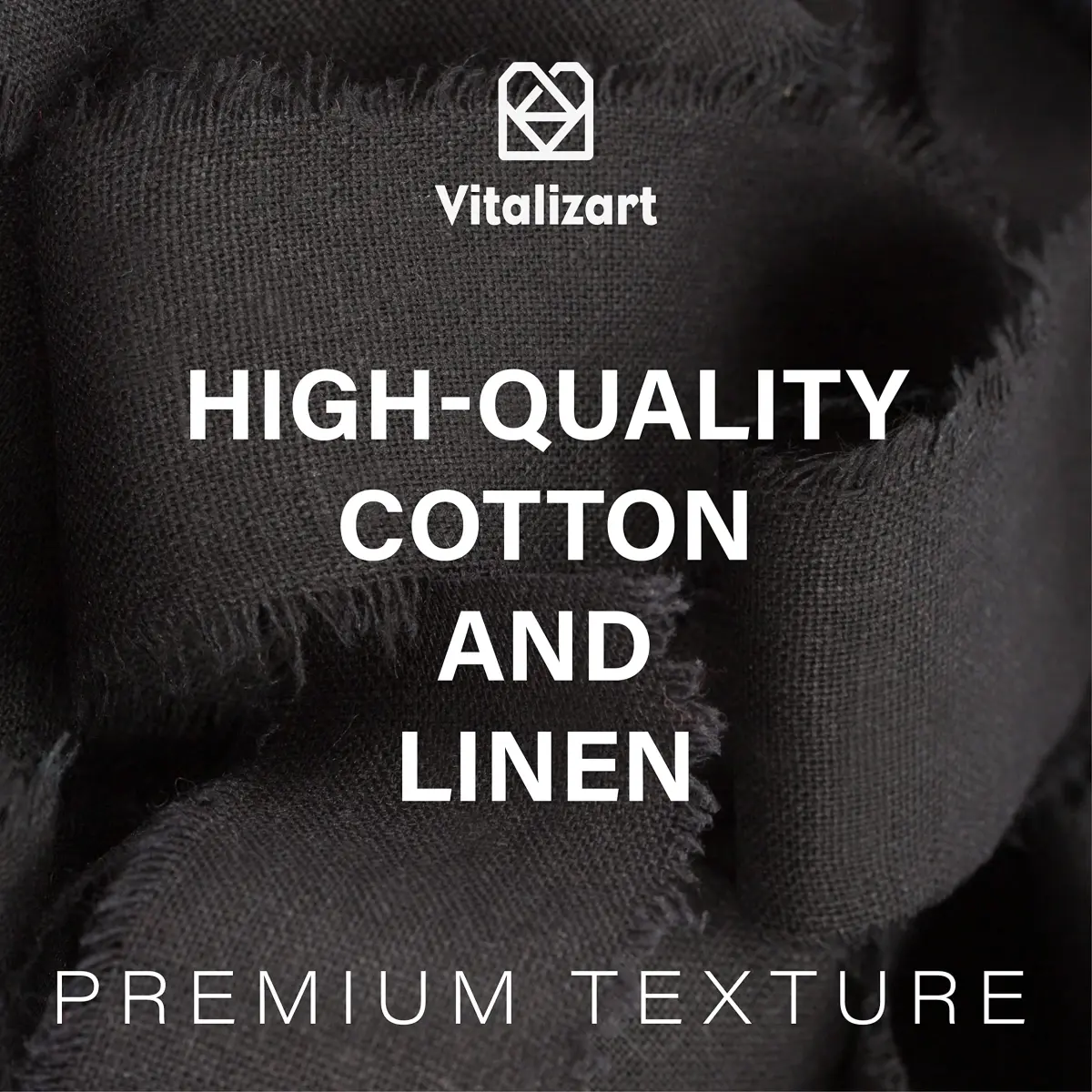 Vitalizart Black Cotton Linen Ribbon with Spool 4.57 m (5 Yd) | Handmade Fringe Fabric for Crafts - view 5