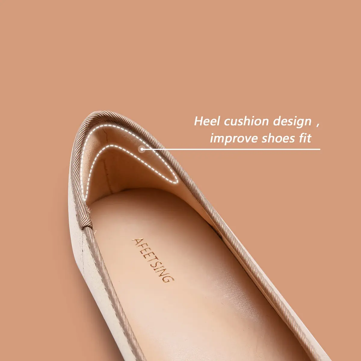 AFEETSING Women's Cap Toe Ballet Flats Comfortable Bow Dressy Flats Shoes for Women (B-Nude, Numeric_8) | Classic Daily Wear - view 7