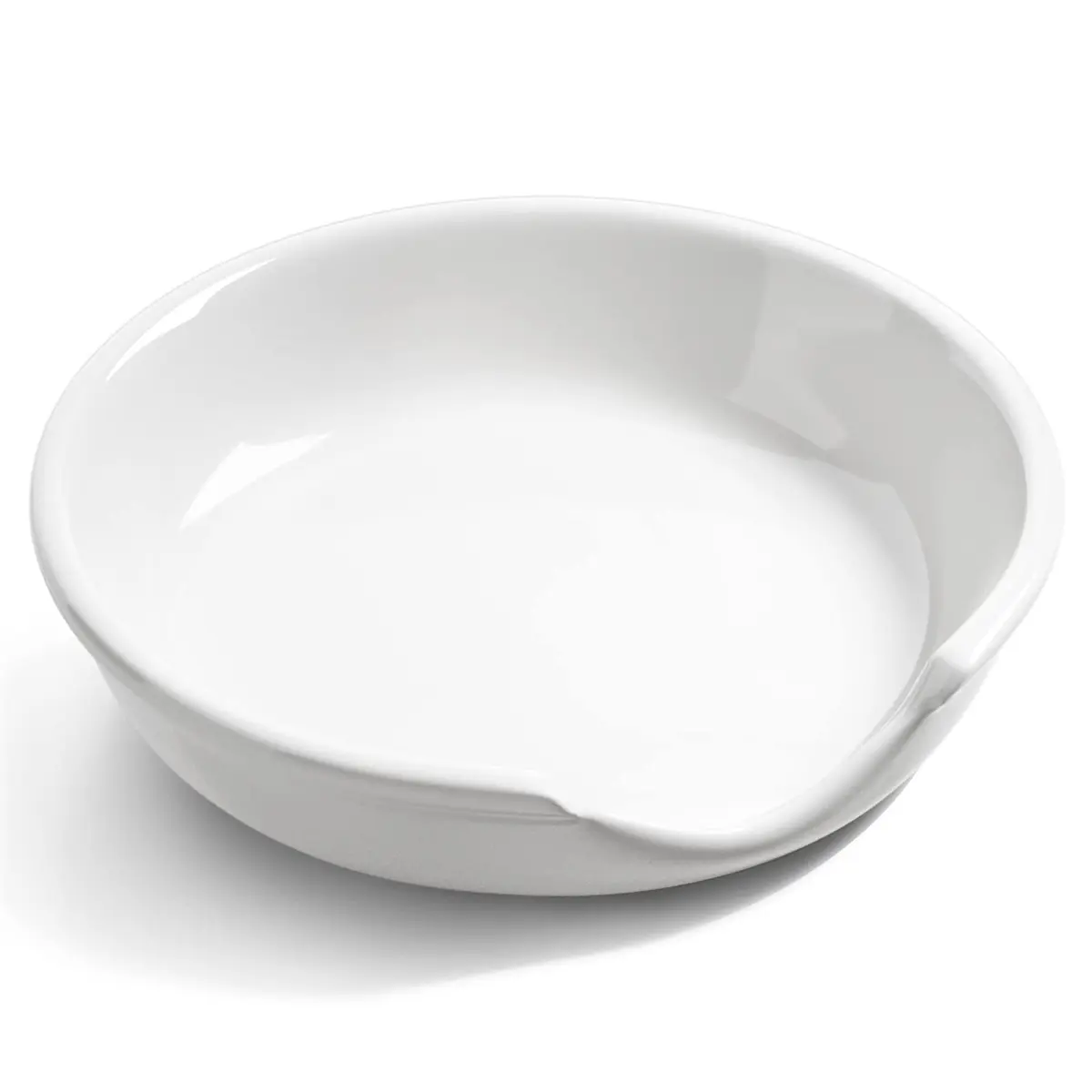 LE TAUCI Ceramic Spoon Rest, 4.8 Inch | White Kitchen Spoon Holder for Stove & Counter - main product image