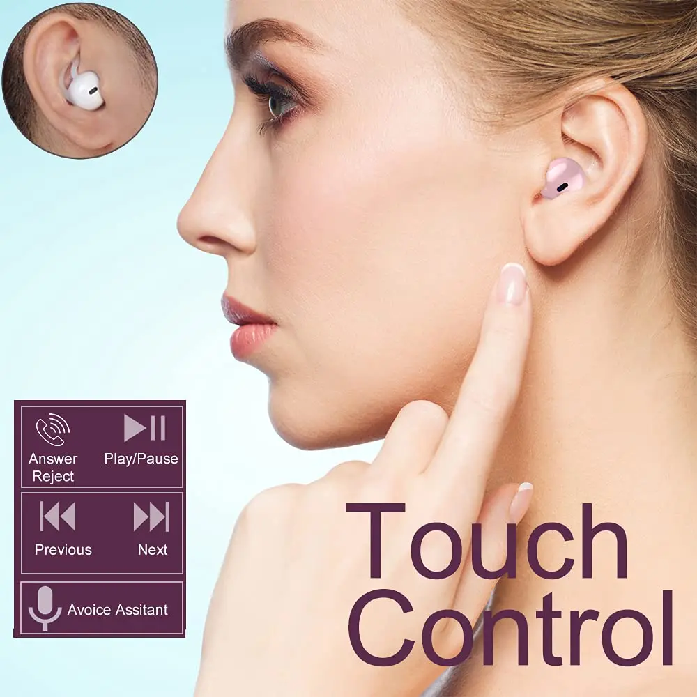 eleror Pro X6s Mini Wireless Bluetooth Earbuds White | 6mm Dynamic Driver, 15m Range - view 5