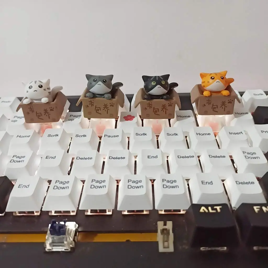 Mirai Past Yellow Keycap Esc | Custom Cartoon Anime Backlit OEM R4 3.5x3.5cm - view 3