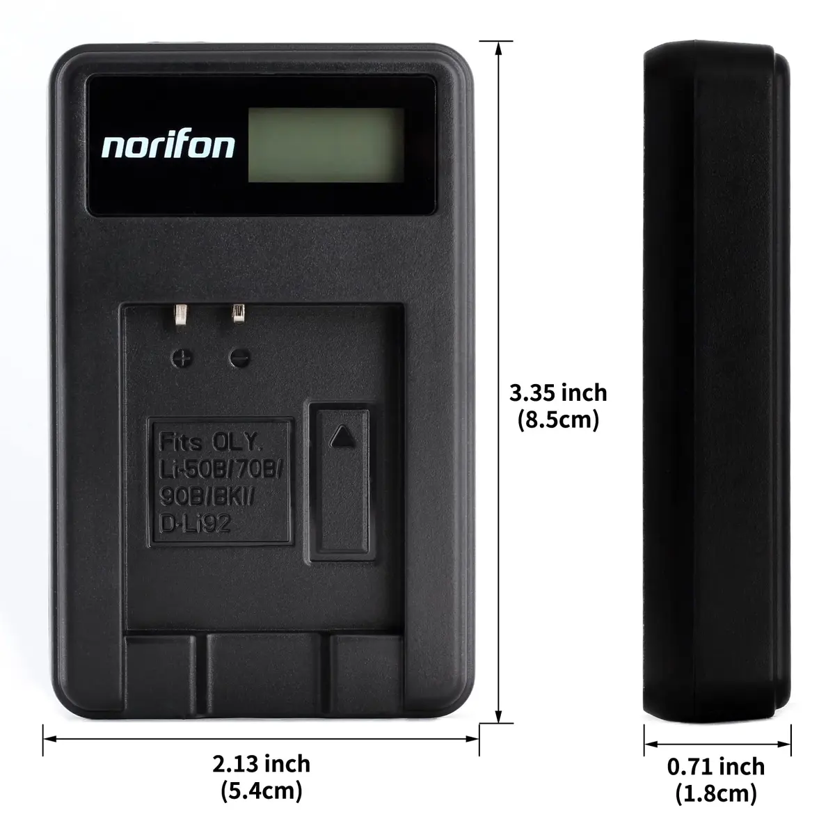 Norifon NP-BK1 LCD USB Charger for Sony Cyber-Shot DSC-S750, DSC-S780, DSC-S950, DSC-S980, DSC-W180, DSC-W190, DSC-W370, MHS-PM5, Webbie HD, Webbie MHS-PM1 - view 5