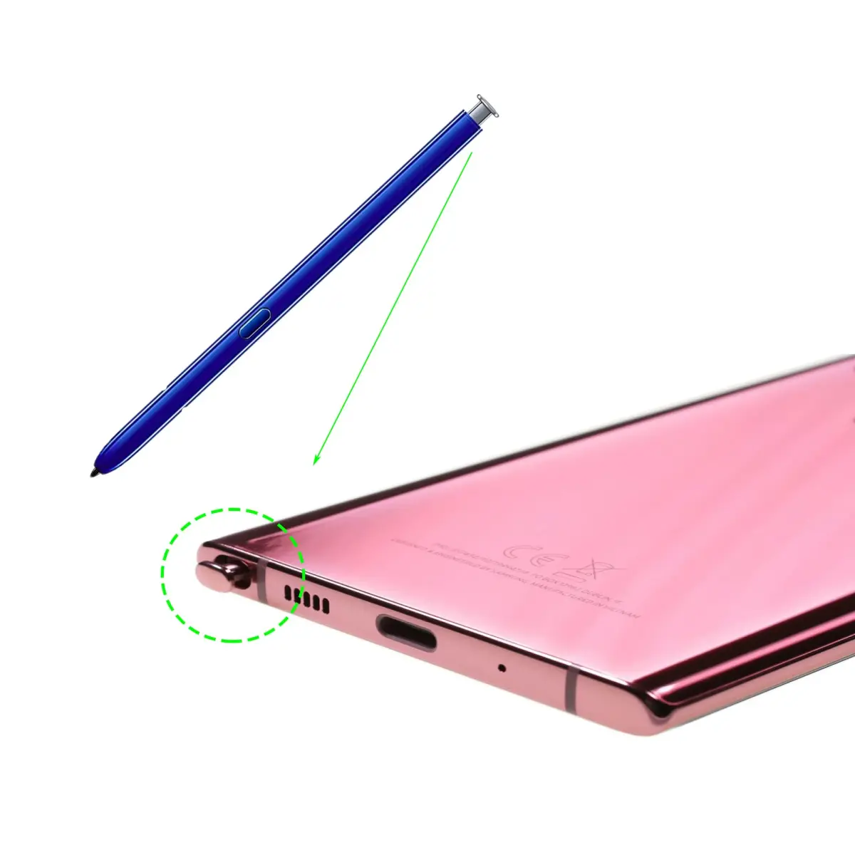 Alovexiong Stylus Pen for Samsung Galaxy Note 10 Series | Aura Glow (1 pc) - view 7