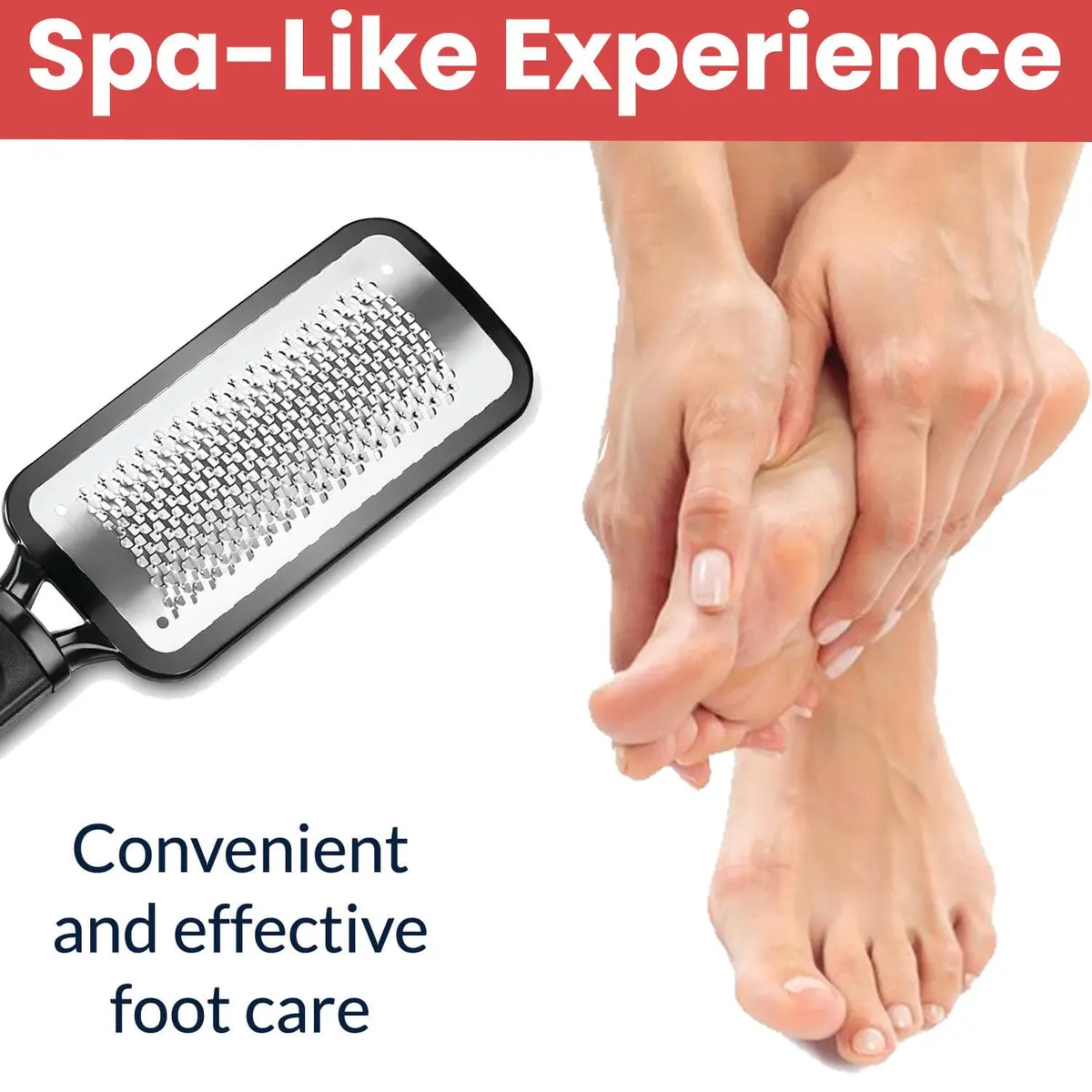 Temperia Professional Metal Foot Scrubber Tool 25.9 cm (10.2 inch) | Removes Dead Skin & Calluses - view 8
