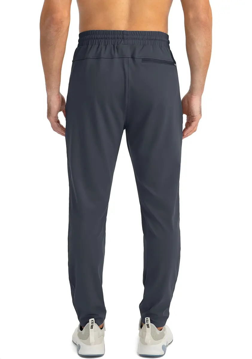 G Gradual Men's Sweatpants with Zipper Pockets Tapered Fit | Athletic & Versatile (XX-Large, Grey) - view 3