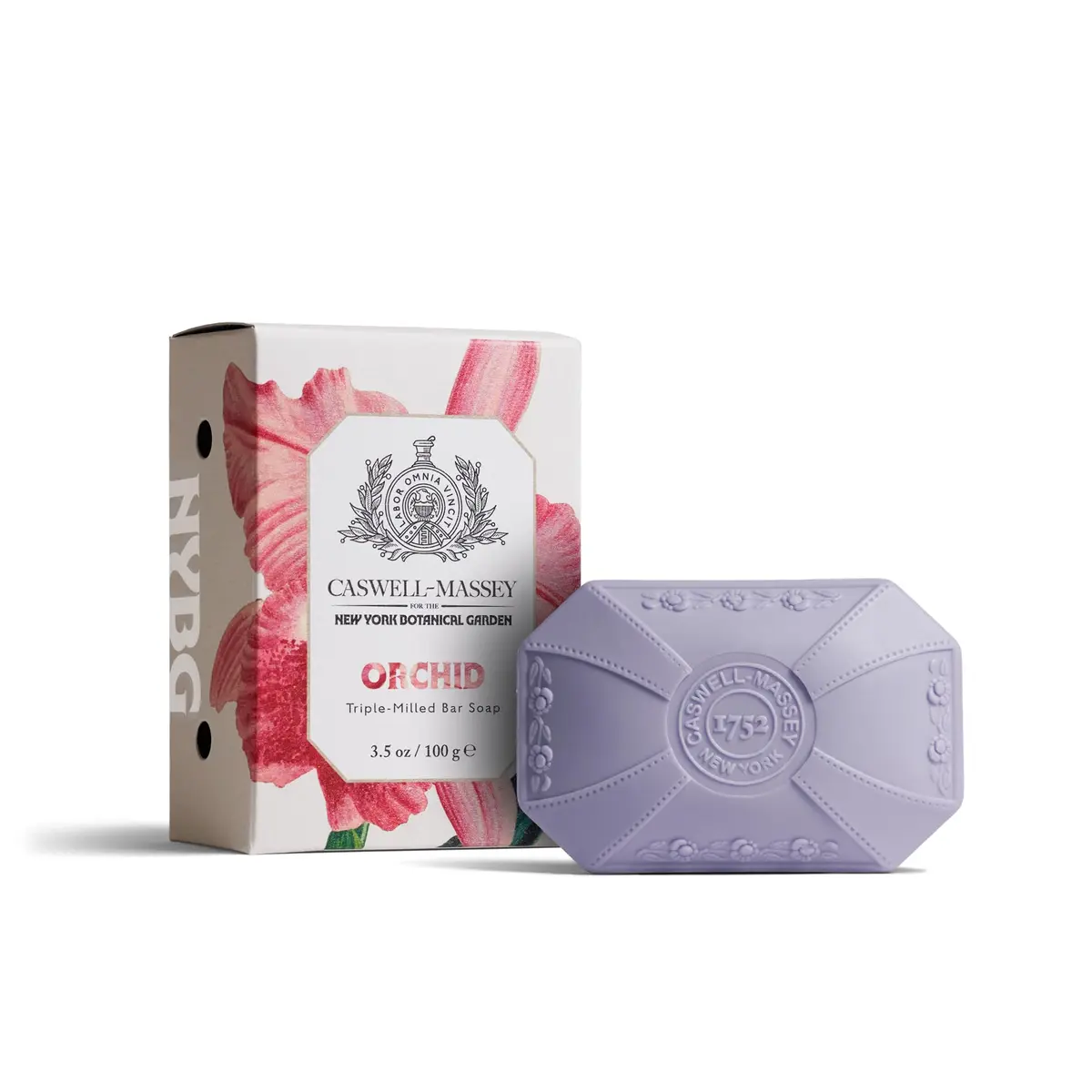 Caswell-Massey Orchid Natural Bar Soap 3.5 oz | Moisturizing, Plant-Based Formula for All Skin Types - main product image