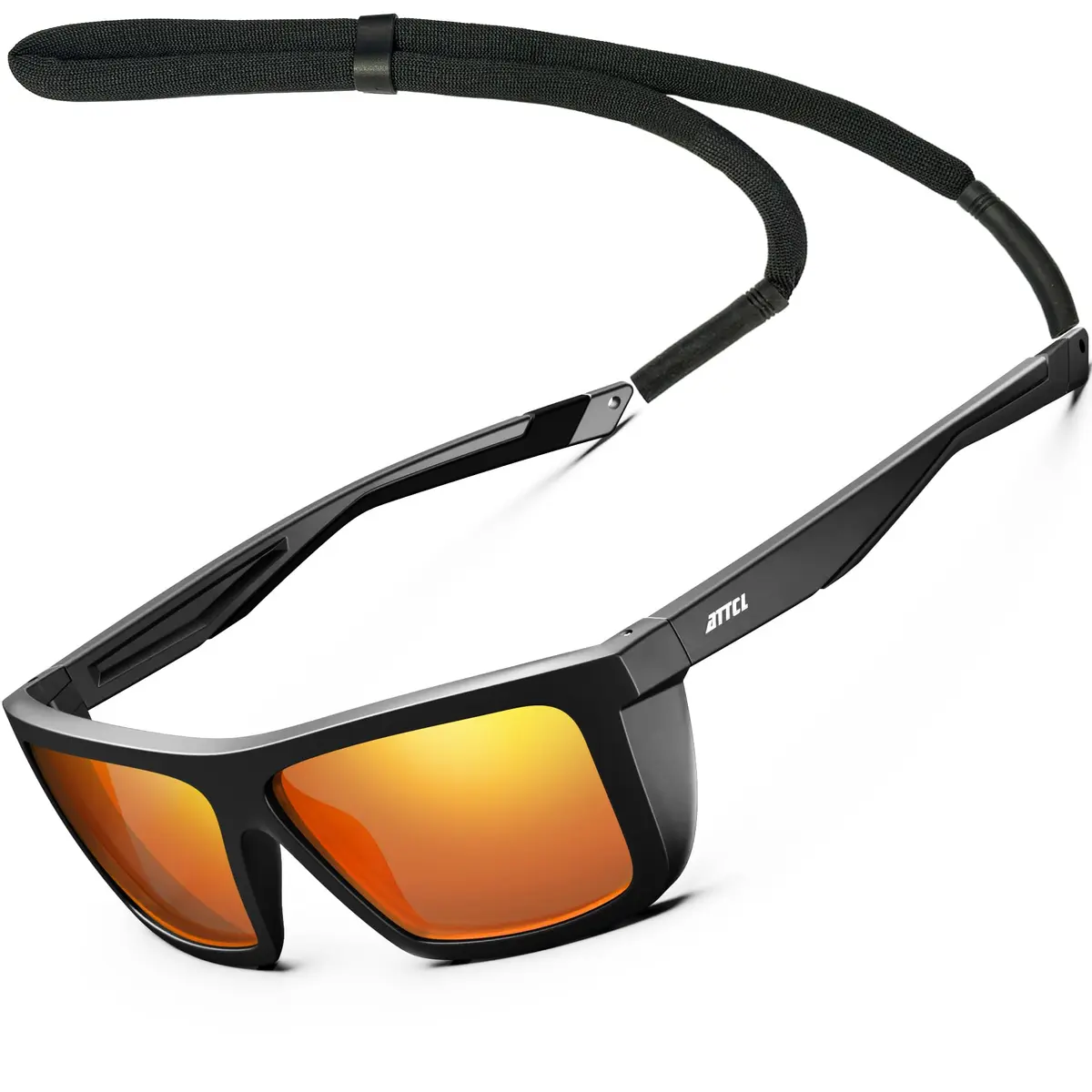 ATTCL Polarized Fishing Sunglasses Men Anti Glare TR90 Wrap Around UV400 | Lightweight, Impact-Resistant - main product image
