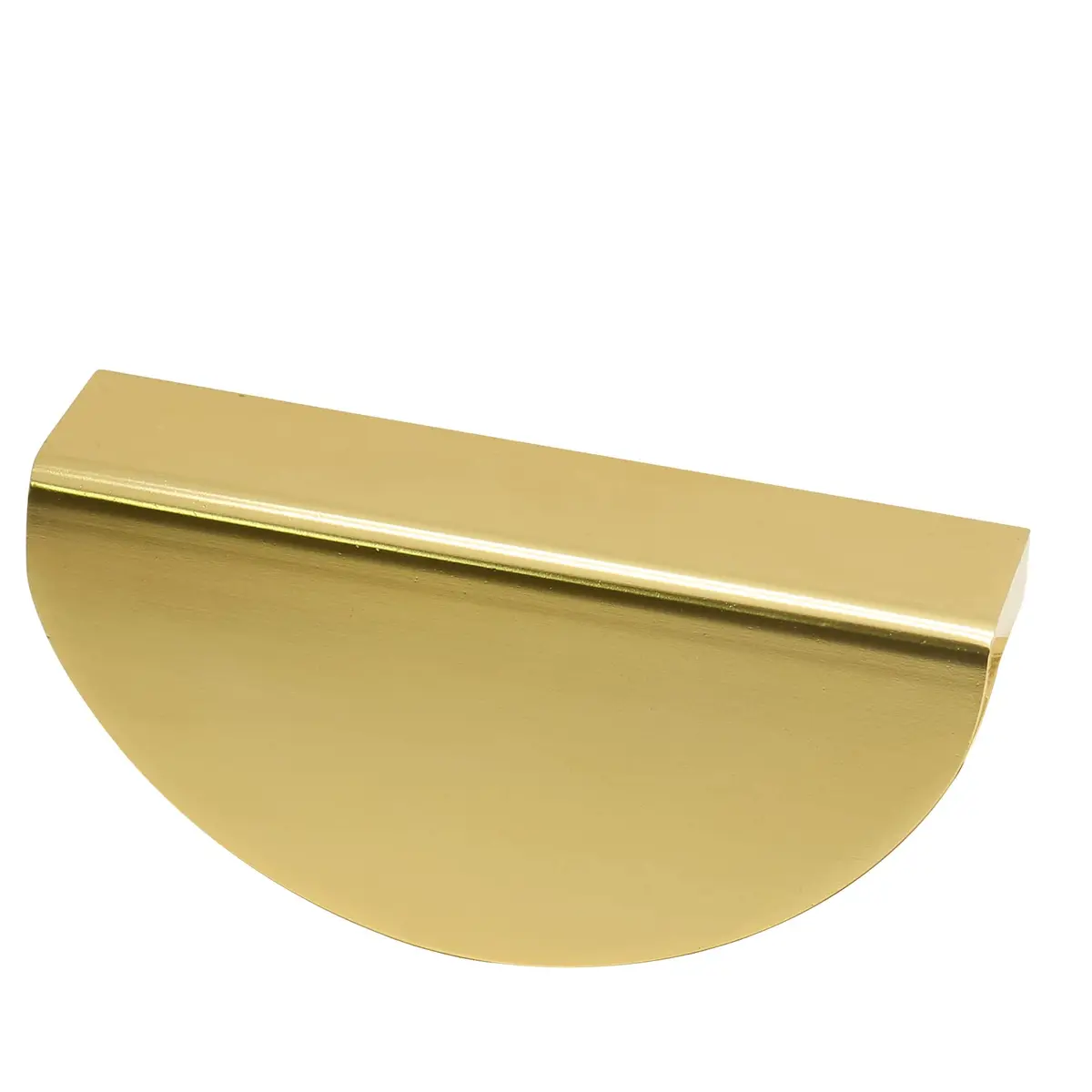 Jiozermi Half Moon Cabinet Pulls Gold 78mm (3 inch) | Modern Aluminum Alloy Hardware - view 5