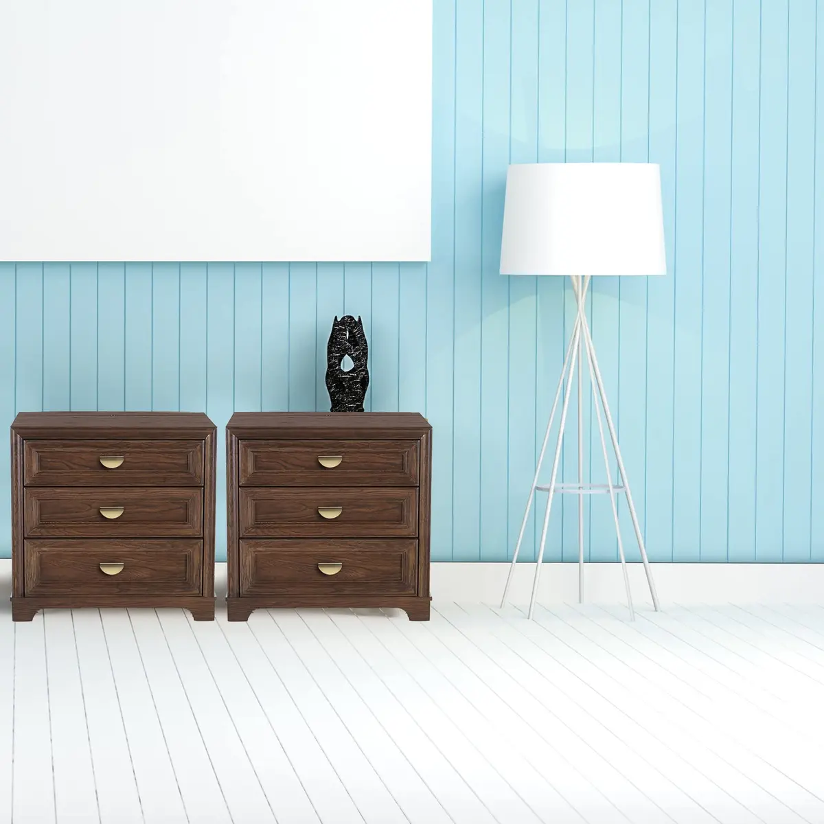 Jiozermi Half Moon Cabinet Pulls Gold 78mm (3 inch) | Modern Aluminum Alloy Hardware - view 6