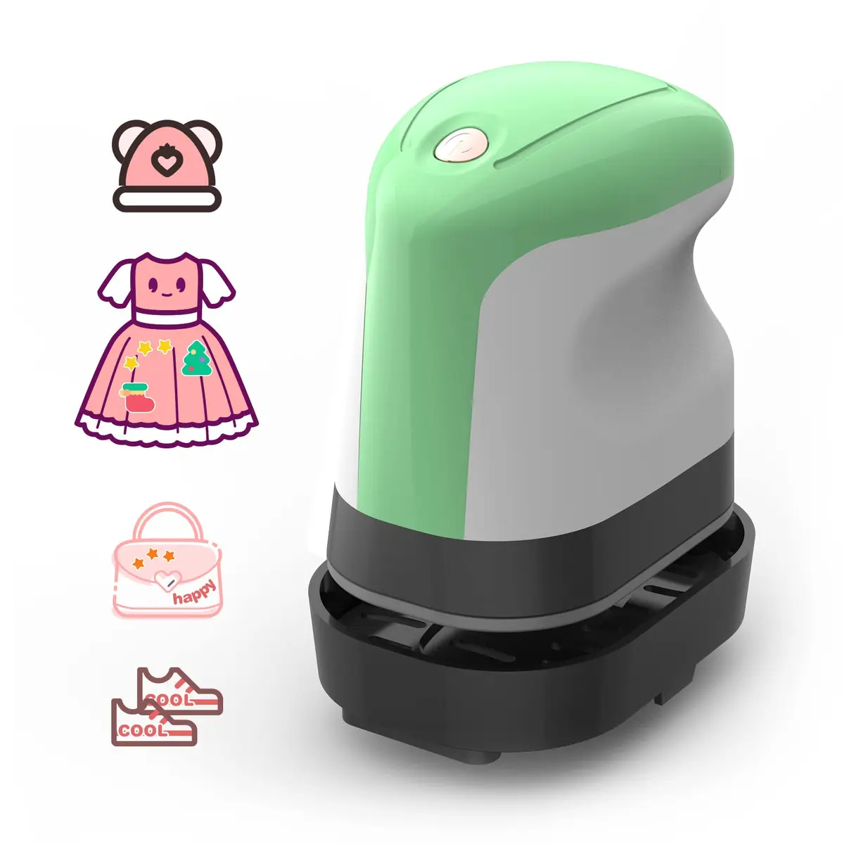 YLSCI Mini Heat Press Machine for Crafts, T Shirts, Shoes, Hats, and Small Vinyl Projects (Green) | Compact Heat Transfer Tool - view 9