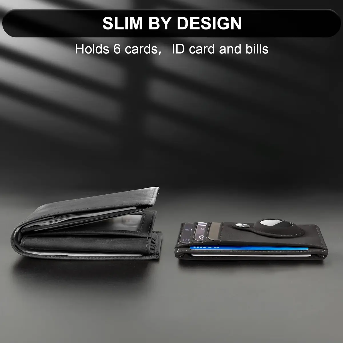 Hawanik Slim Front Pocket Wallet for Men | RFID Protected, Minimalist Card Holder (3.3" x 4.1") - view 5