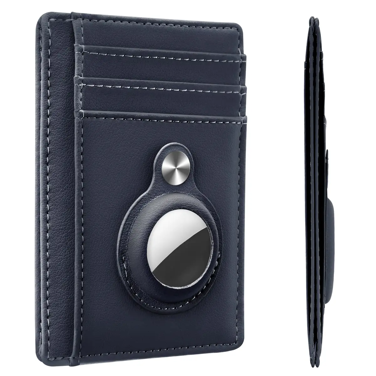 Hawanik Slim Minimalist Front Pocket Air Tag Wallet Thin Card Holder Wallet - main product image