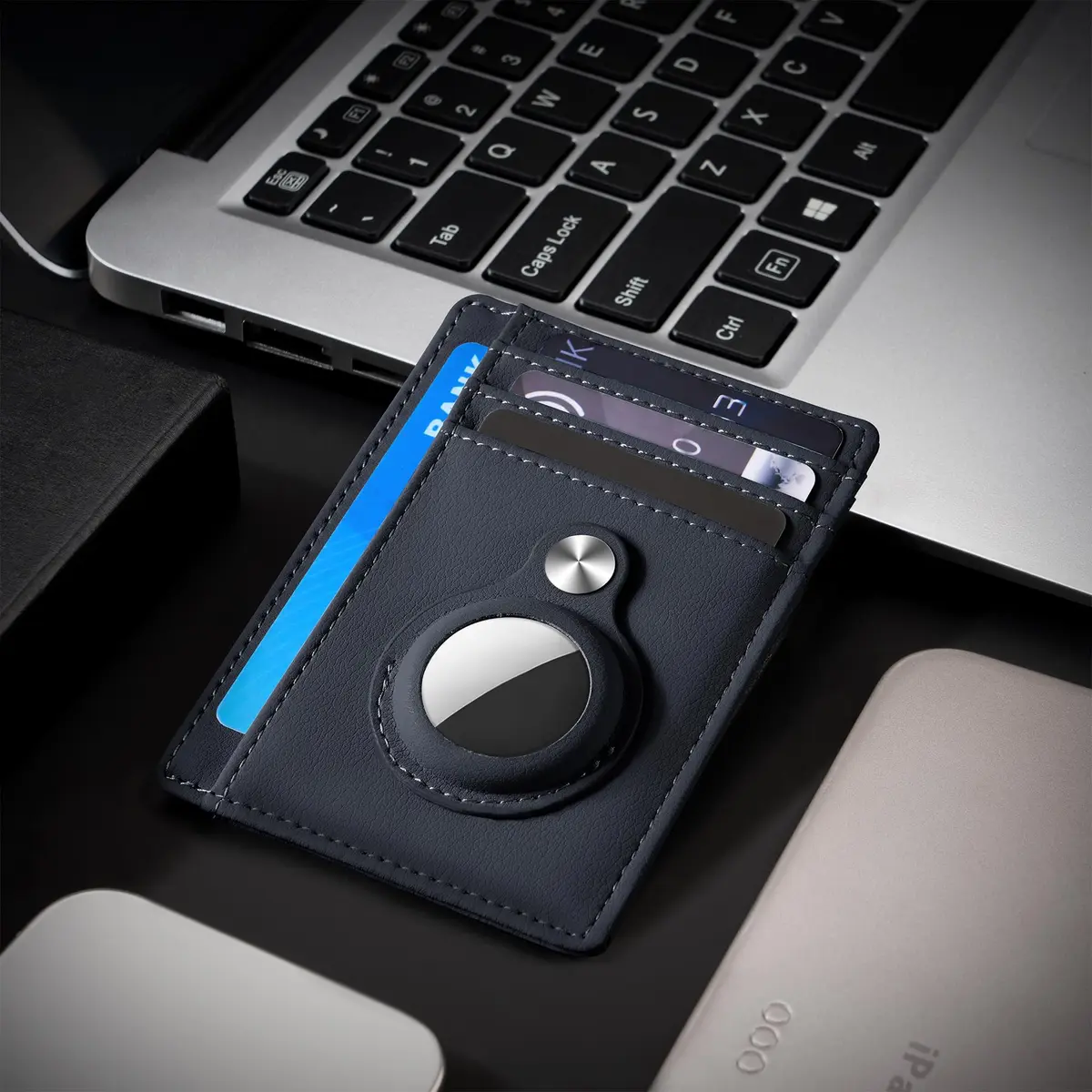 Hawanik Slim Minimalist Front Pocket Air Tag Wallet Thin Card Holder Wallet - view 8