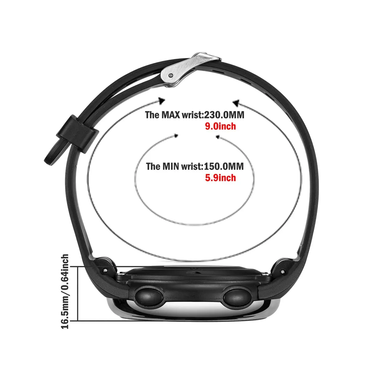Hearkent Atomic Talking Watch Sets Itself for Visually Impaired or Seniors LCD Big Number Easy-to-Read Talking Watch for Elderly (Silver) | Self-Adjusting Atomic Time - view 8
