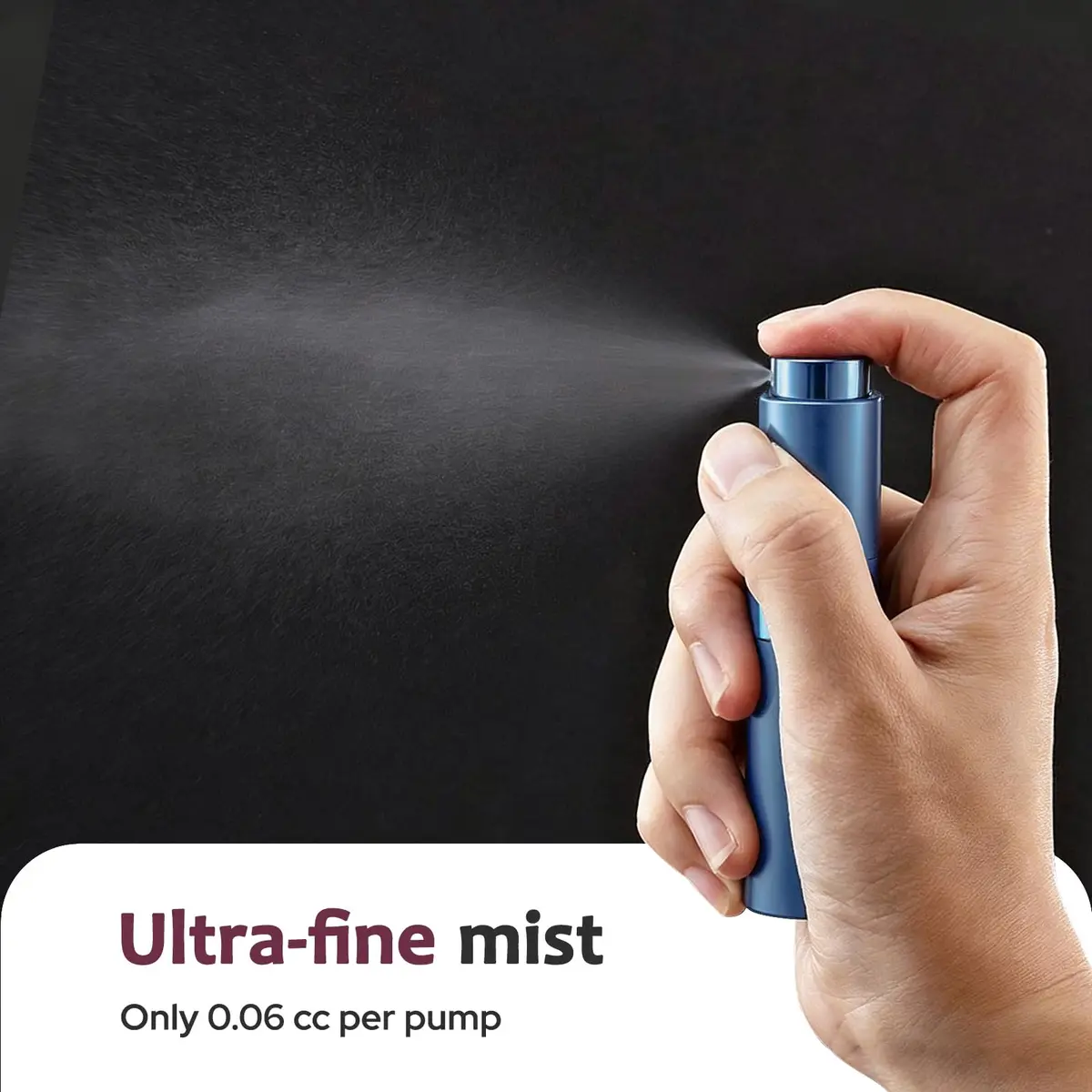 LISAPACK Refillable Perfume Atomizer Spray Bottle 8ml (0.27 Fl Oz) | Twist-Up Leak-Proof Design for Travel - view 2