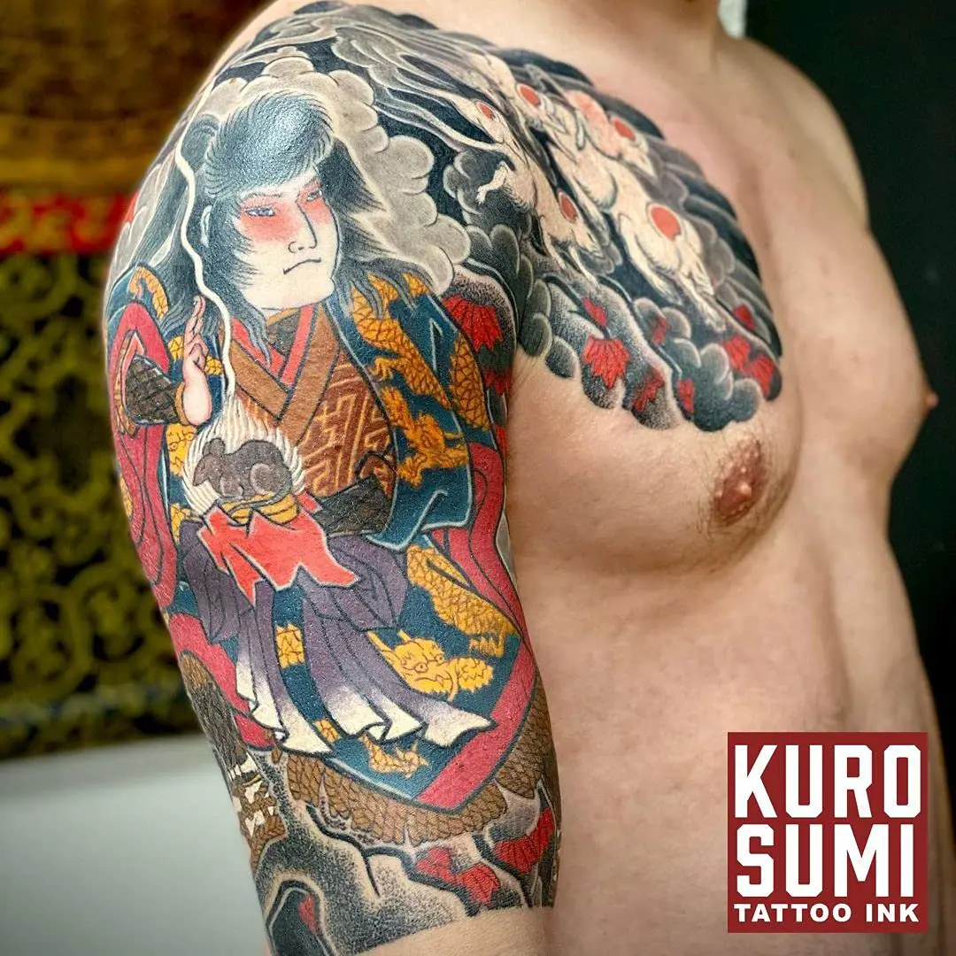 Kuro Sumi Gin Shu Red Vegan Friendly Liquid Ink 1.5 fl oz | Japanese Tradition, Bright Colors - view 3