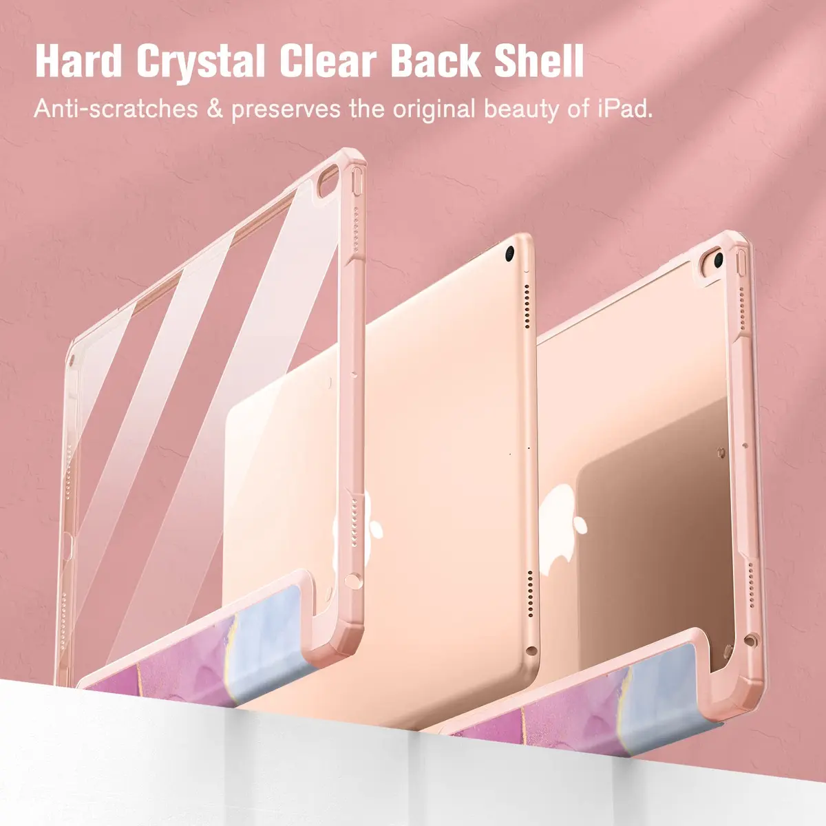 FINTIE Clear Case for iPad Air 3rd Gen 10.5" | Slim Shockproof Cover with Pencil Holder - view 5