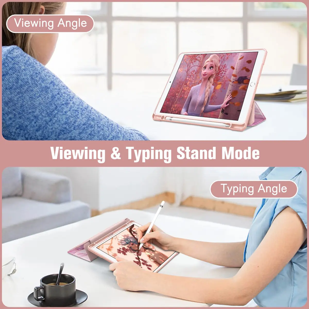 FINTIE Clear Case for iPad Air 3rd Gen 10.5" | Slim Shockproof Cover with Pencil Holder - view 6