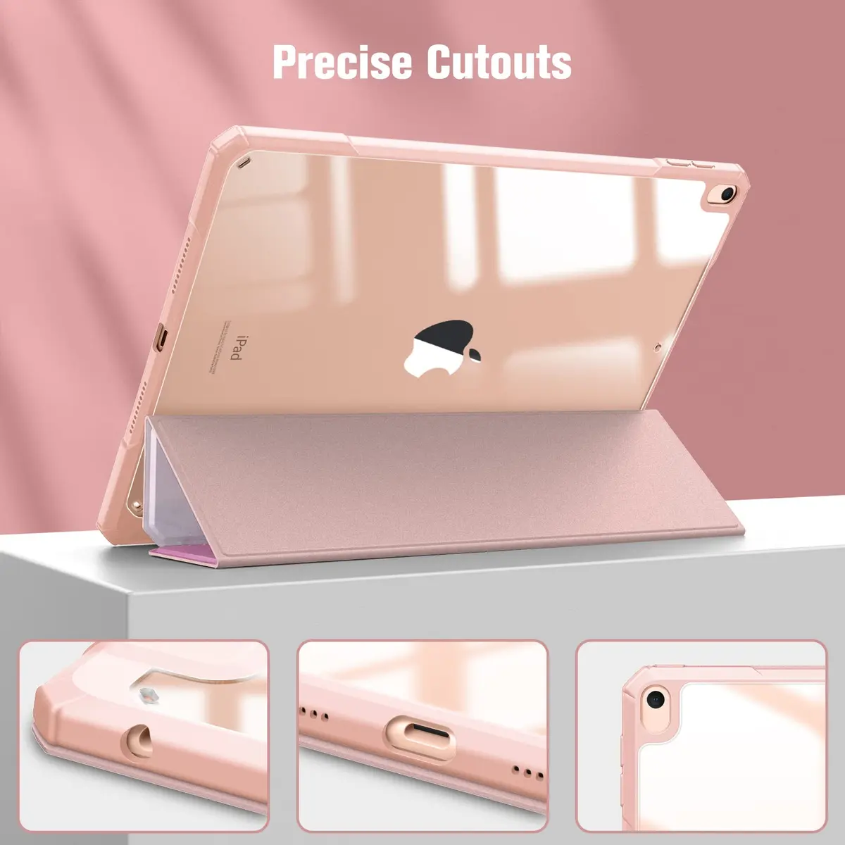 FINTIE Clear Case for iPad Air 3rd Gen 10.5" | Slim Shockproof Cover with Pencil Holder - view 8