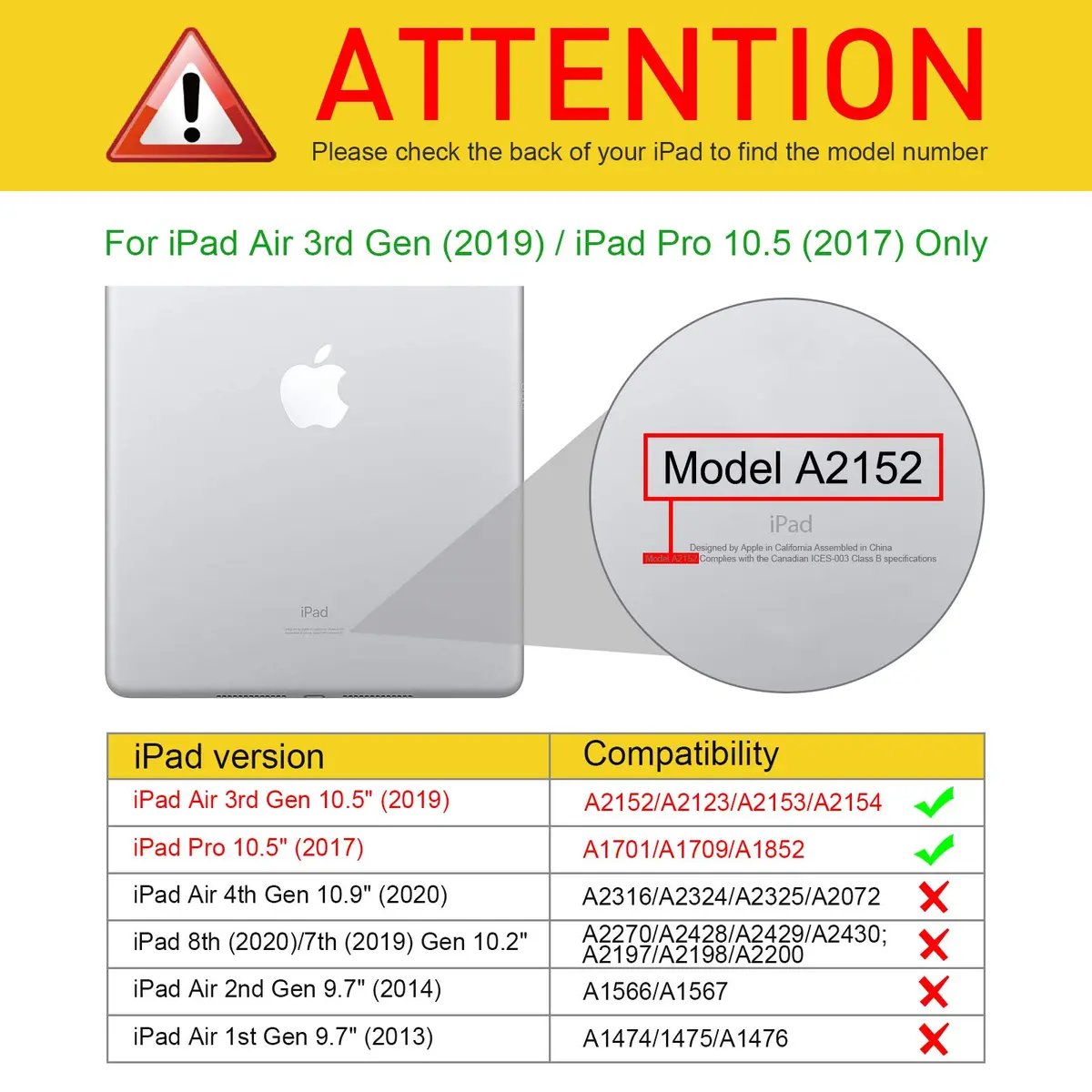 FINTIE Clear Case for iPad Air 3rd Gen 10.5" | Slim Shockproof Cover with Pencil Holder - view 2