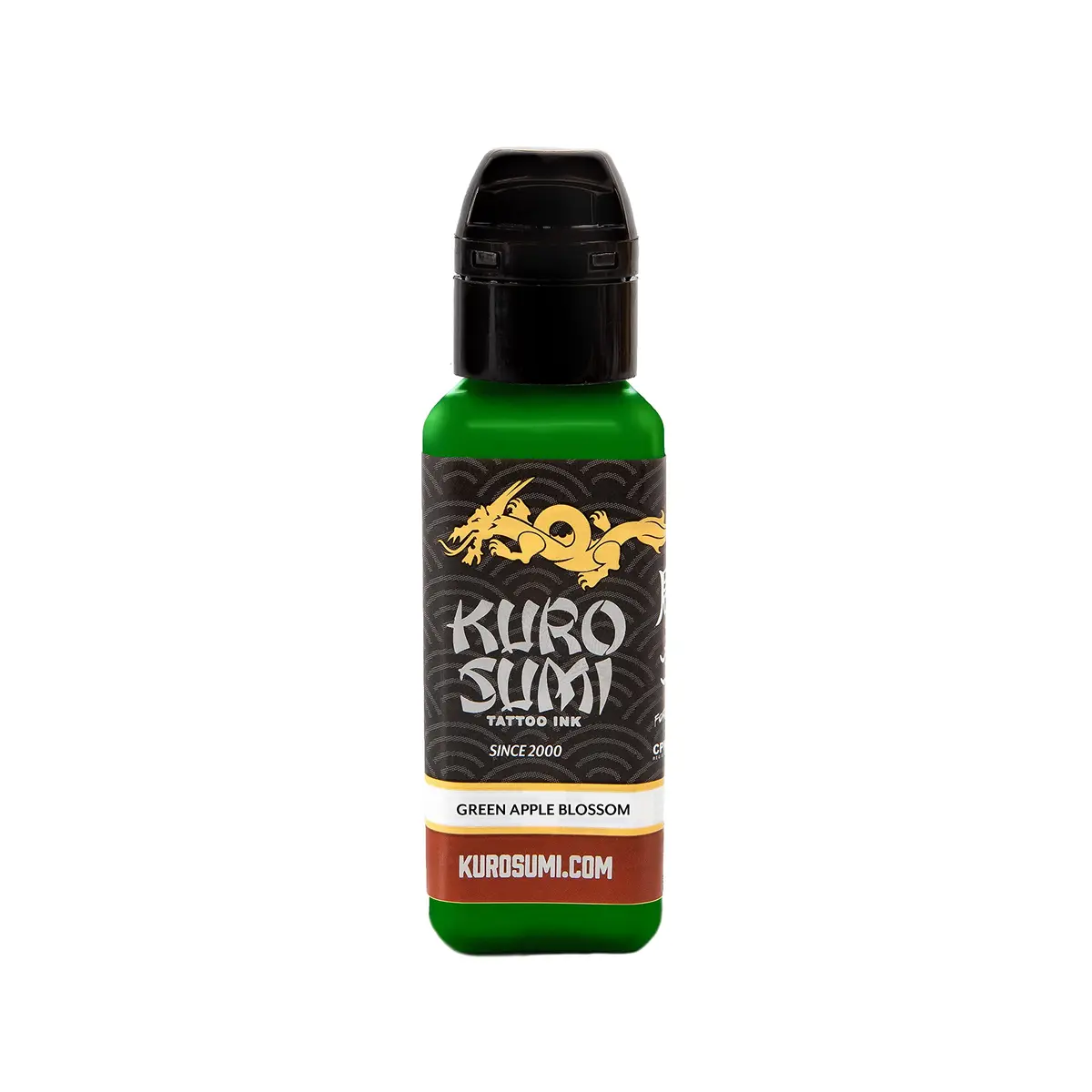 Kuro Sumi Green Apple Blossom Vegan Friendly Liquid Ink 3oz | Bright, Vivid Colors for Professional Tattooing - main product image