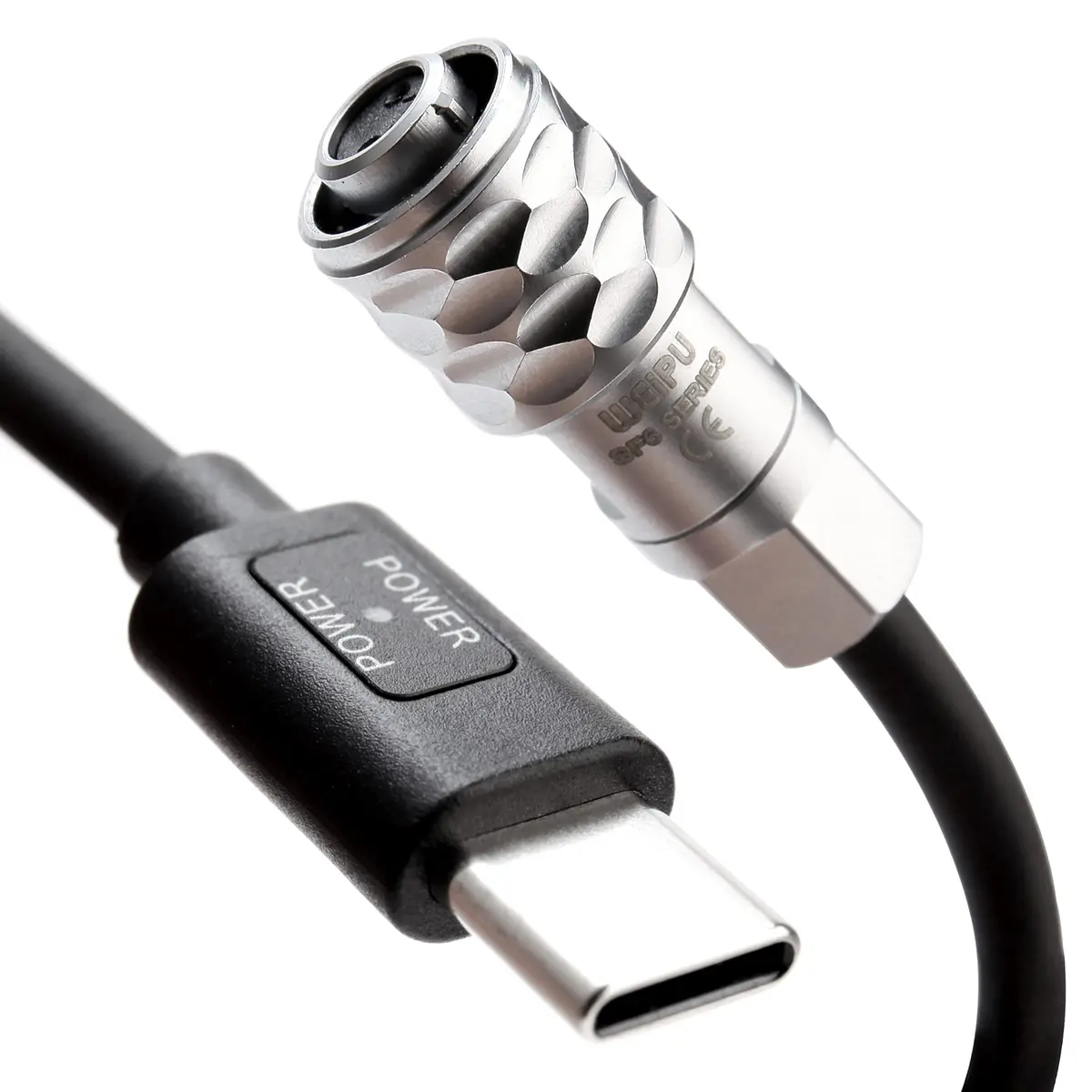 KOERTACOO USB-C PD to BMPCC 4K/6K Coiled Power Cable 42cm (16.5in) | Powers Camera from USB-C PD Source - view 5