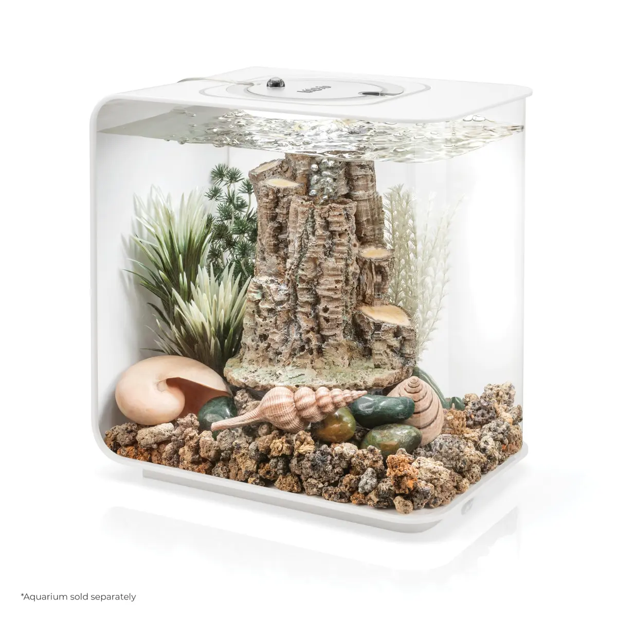 biOrb Forest Rhythm Décor Set, Silver/Green/Natural, 2.74 kg (6.04 lb) | Fish Friendly Aquarium Ornament - view 2