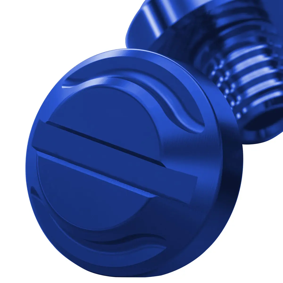 AVERZELLA 4pcs Motorcycle Mirror Hole Plugs M10x1.25 Blue | Protects Handlebar Threads - view 7