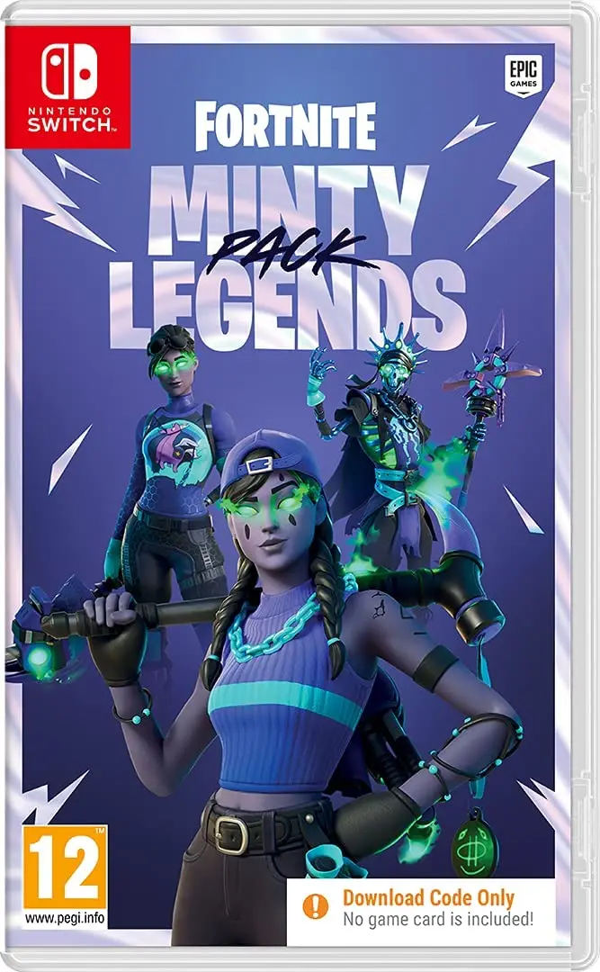 Epic Games Fortnite Minty Legends Pack (Nintendo Switch) | 3 Minty Outfits & 1000 V-Bucks - main product image