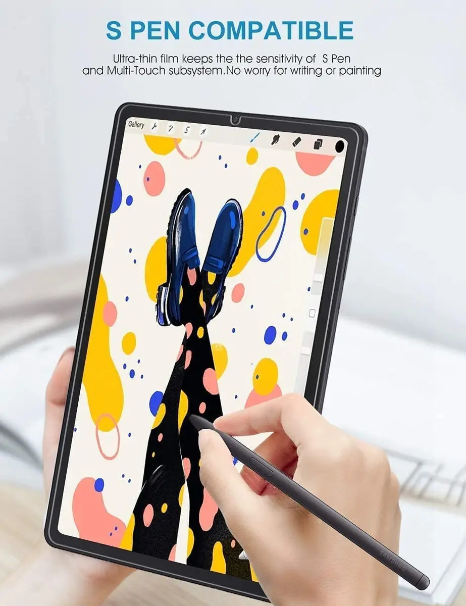 SPARIN 2 Pack Tempered Glass Screen Protector for Samsung Galaxy Tab A8 10.5 inch | 9H Hardness, 99.99% Clarity - view 5