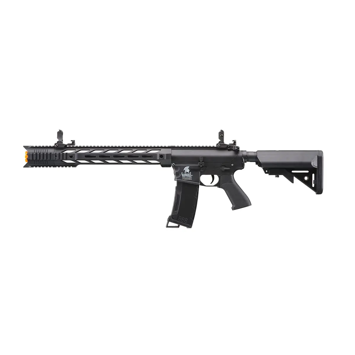 Lancer Tactical Gen 2 Polymer Airsoft M4 Interceptor SPR with 130 Rnd Mid Mag | Lightweight & Durable - main product image