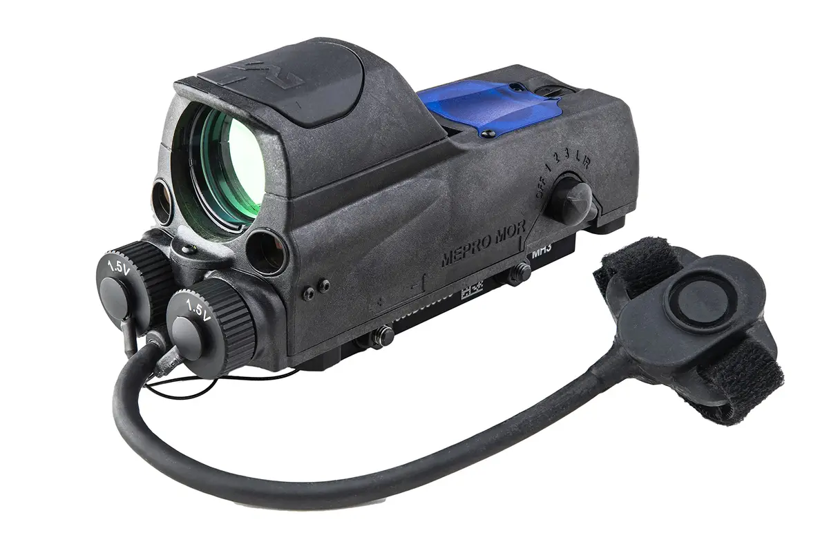 Meprolight MEPRO MOR Multi-Purpose Reflex Electro Optic Red Dot 2.2 MOA Bullseye | All-Weather, Day/Night Operation - view 2