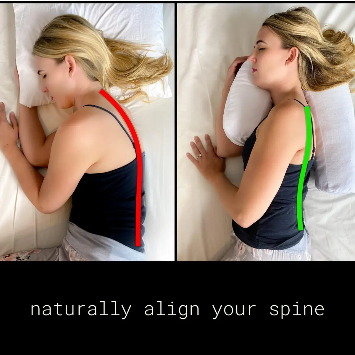 MISTIC COOL Side Sleeper Pillow with Ear Hole | Neck & Spine Support for Adults - view 4