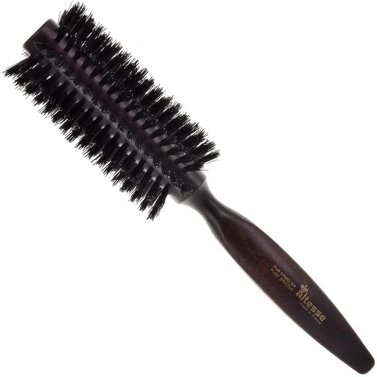 Altesse 1210P Boar Bristle Round Brush 45mm | Handmade French Styling Tool for Women & Men - main product image