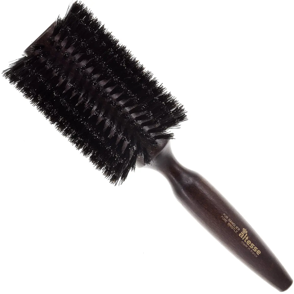 Altesse 2418P Boar Bristle Round Brush 70mm | Handmade French Styling Tool for Long Hair - main product image