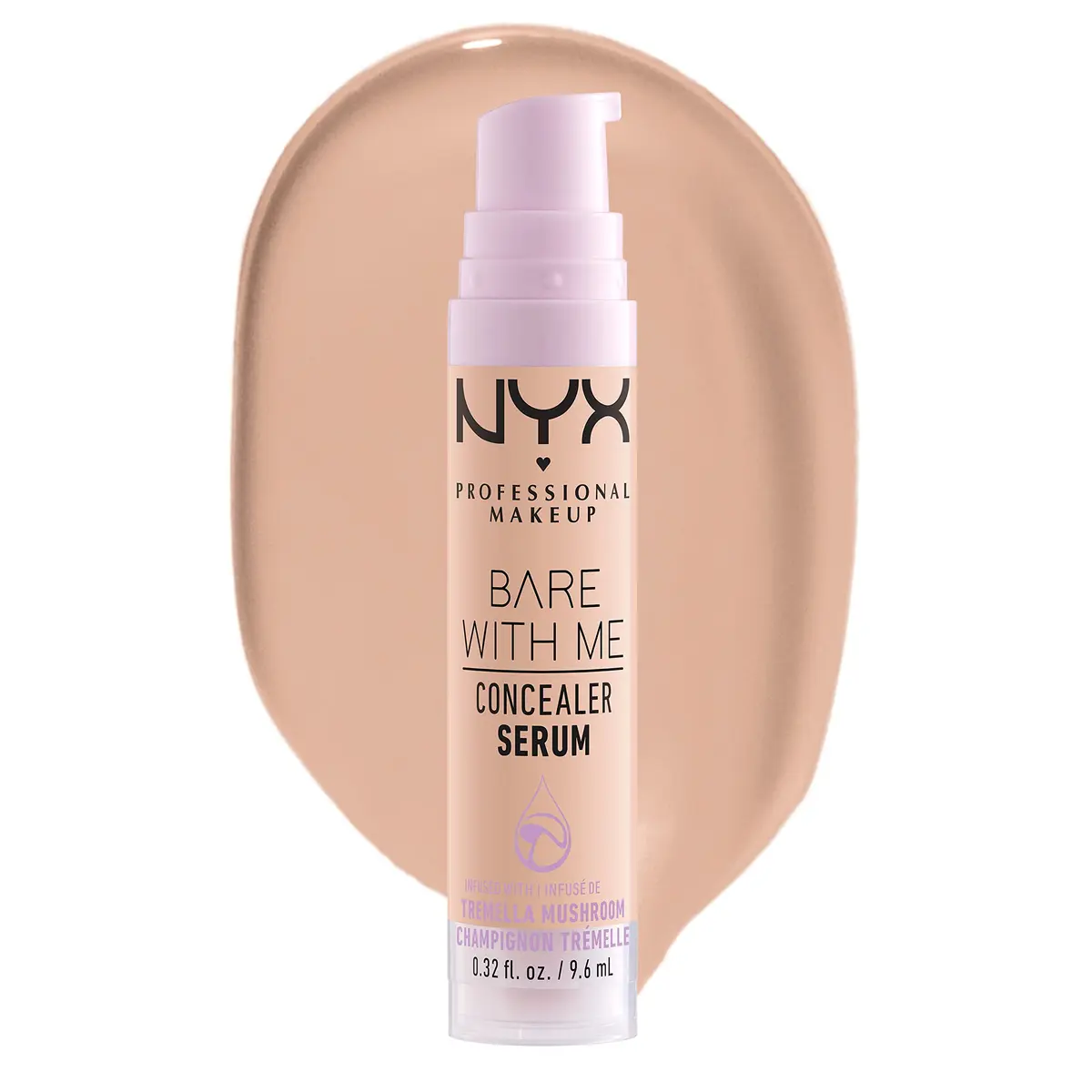 NYX PROFESSIONAL MAKEUP Bare With Me Concealer Serum Camel 9.5ml (0.32 Fl Oz) | 24Hr Hydration - main product image
