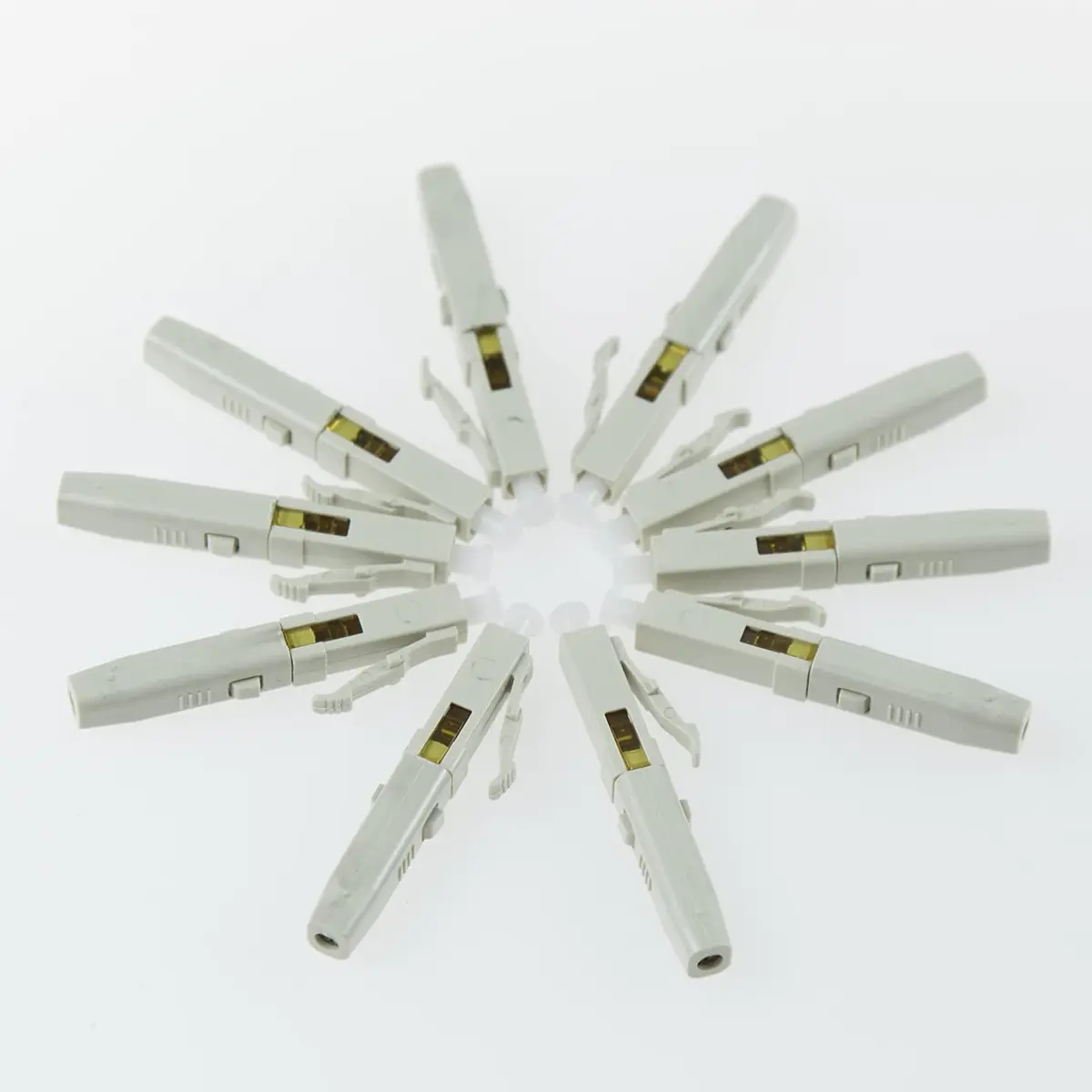 Leite LC Multimode Fiber Optic Quick Connectors 100pcs (50/125um) | Fast Mechanical Connectors for 0.9-3.0mm Cable - view 3