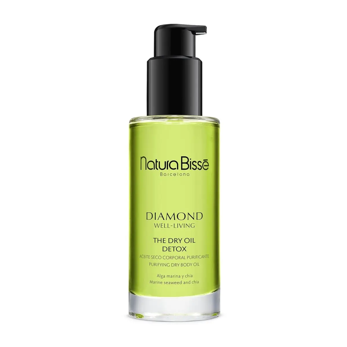 Natura Bissé Diamond Well-Living The Dry Oil Detox - Seaweed, Chia Body Oil 3.5 Fl Oz | Hydrates & Purifies Skin - main product image