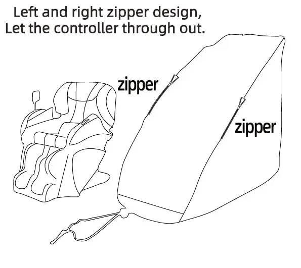 TONINT Massage Chair Cover XL Protector 160x101x140cm | Waterproof & Dustproof Full Body Cover - view 4