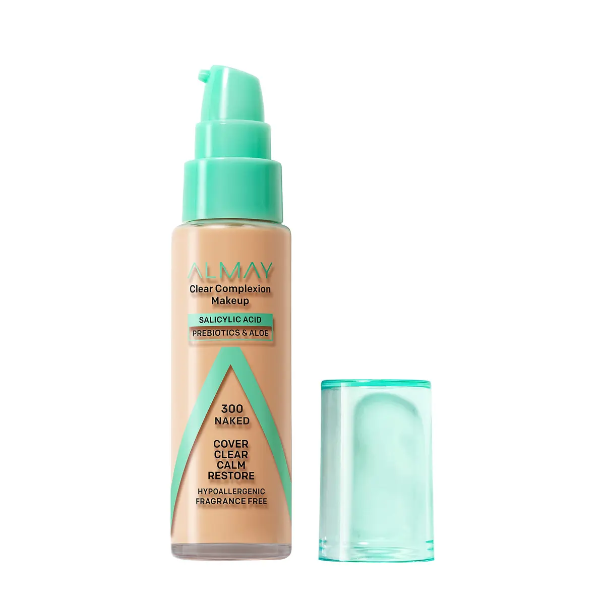 Almay Clear Complexion Acne Foundation Makeup 1 fl oz (29.57 ml) | Hypoallergenic & Fragrance-Free for Sensitive Skin - main product image