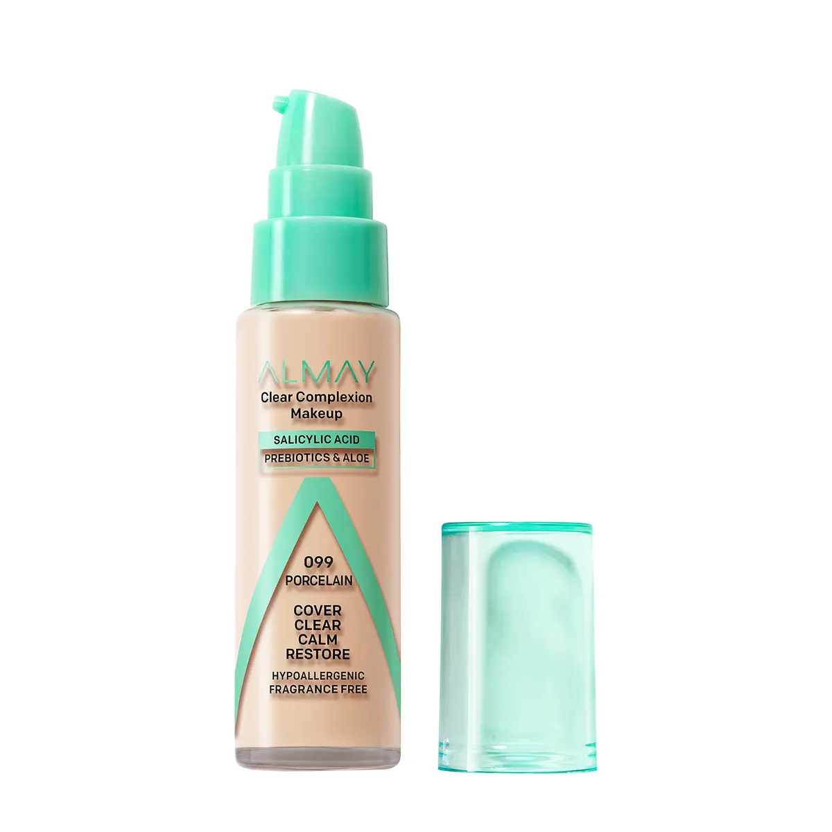 Almay Clear Complexion Acne Foundation Makeup 29.57ml (1 fl oz) | Hypoallergenic & Fragrance-Free - main product image