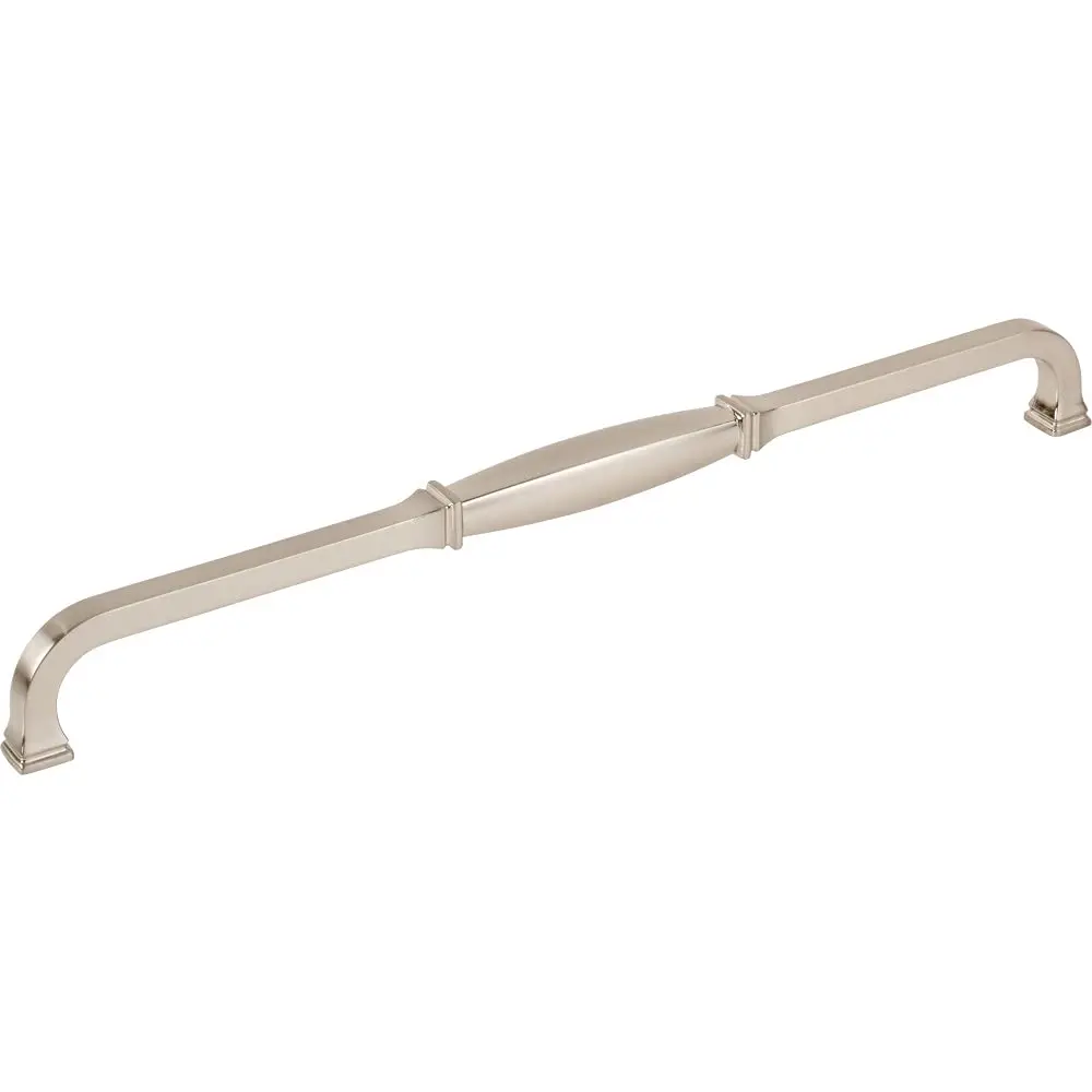 Jeffrey Alexander 305 mm Center-to-Center Satin Nickel Audrey Cabinet Pull | Transitional Style - main product image